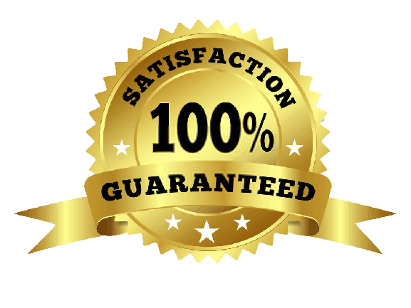 100% satisfaction guaranteed graphic image
